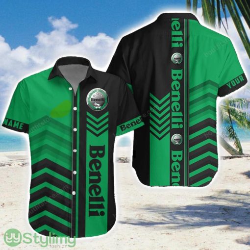 Benelli Green Hawaiian Shirt Men Women Beach Gift Custom Name