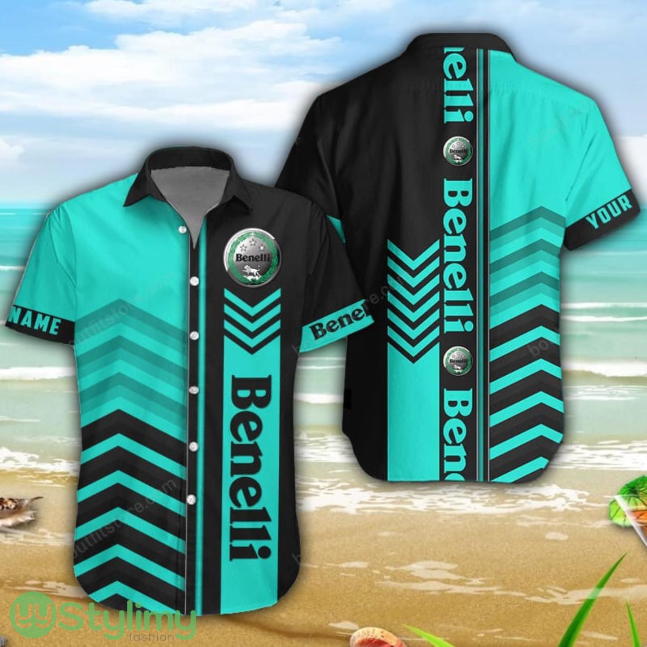 Benelli Zetor 3D Printing Shorts Sleeve Hawaiian Shirt Custom Name 2 Benelli Zetor 3D Printing Shorts Sleeve Hawaiian Shirt Custom Name Product Photo 1