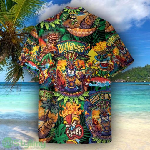 Big Kahuna Aloha Summer Tiki Crew Hawaiian Shirt For Men Women Product Photo 2