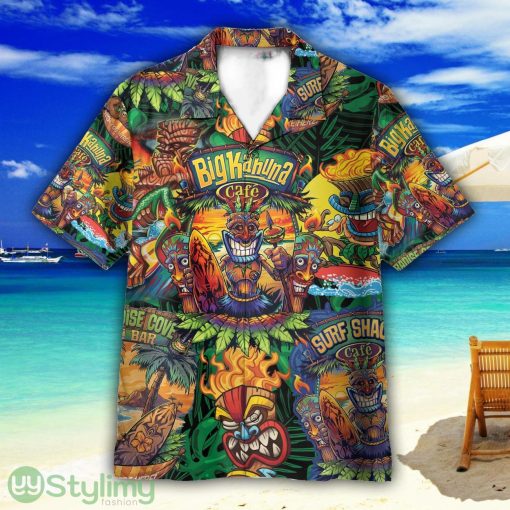 Big Kahuna Aloha Summer Tiki Crew Hawaiian Shirt For Men Women Product Photo 1