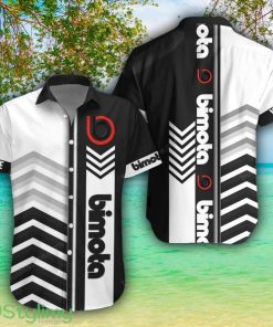 Bimota White Hawaiian Shirt Shorts Sleeve Beach Shirt Custom Name Product Photo 1