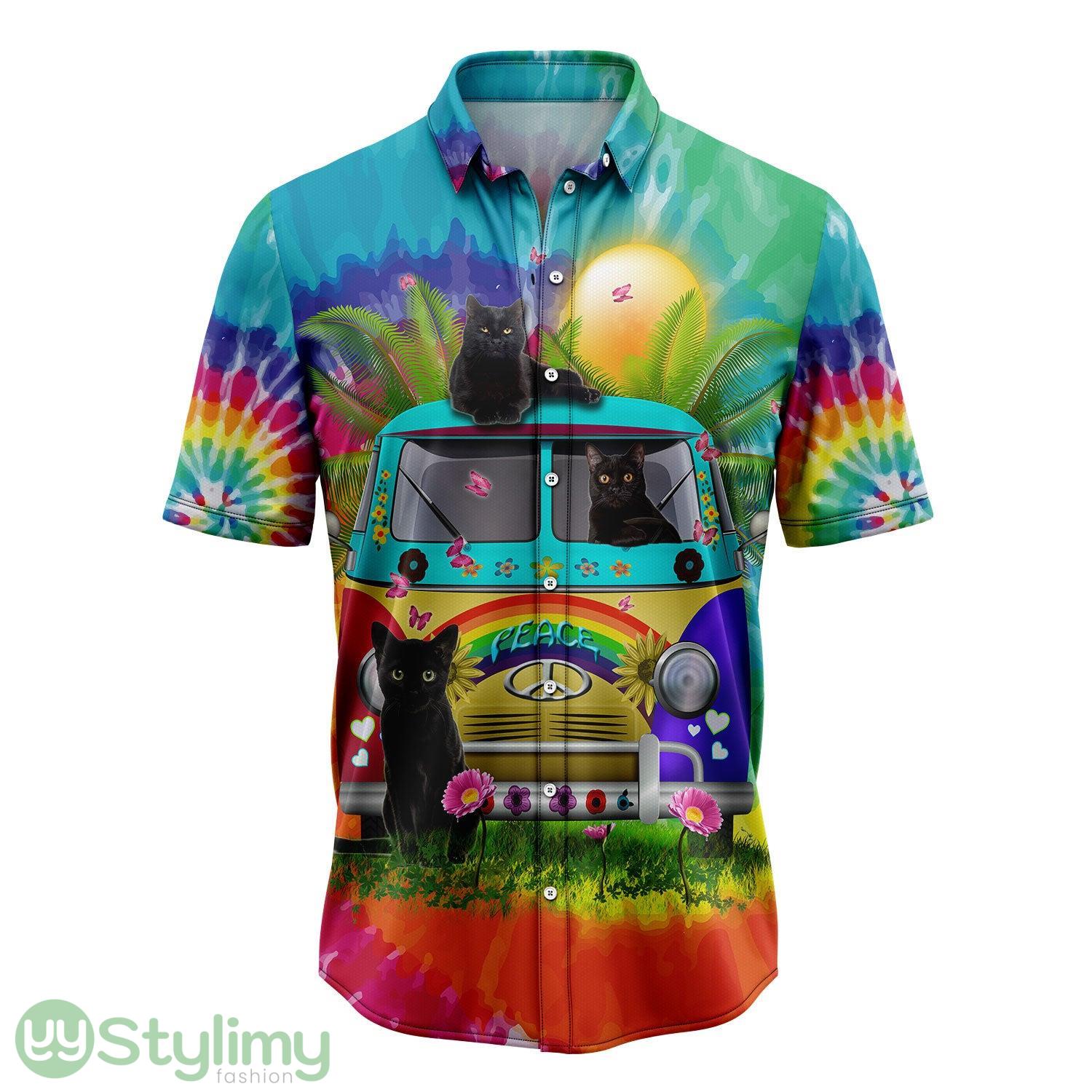 Black Cat Live In The Sunshine Hawaiian Shirt All Over Printed Beach Shirt 2 Black Cat Live In The Sunshine Hawaiian Shirt All Over Printed Beach Shirt Product Photo 1