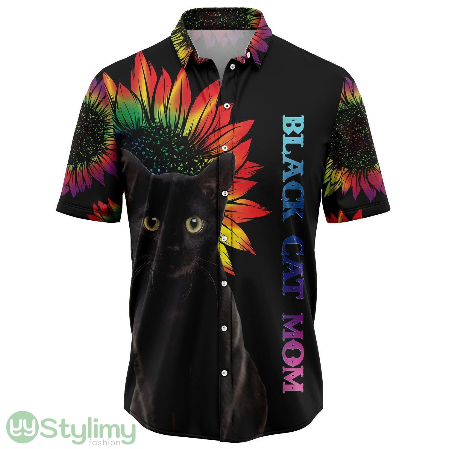 Black Cat Mom Hawaiian Shirt All Over Printed Beach Shirt 2 Black Cat Mom Hawaiian Shirt All Over Printed Beach Shirt Product Photo 1