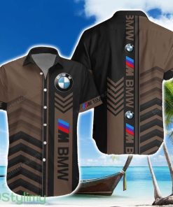 BMW M Brown Hawaiian Shirt Summer Gift For Men Women Custom Name Product Photo 1