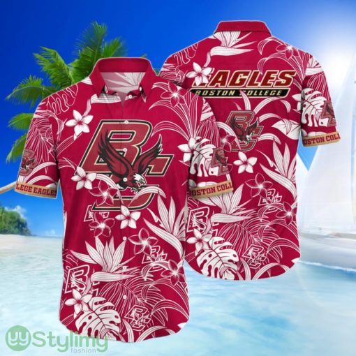 Boston College Eagles NCAA3 3D Printing Hawaiian Shirt Short Sleeves Shirt Product Photo 1