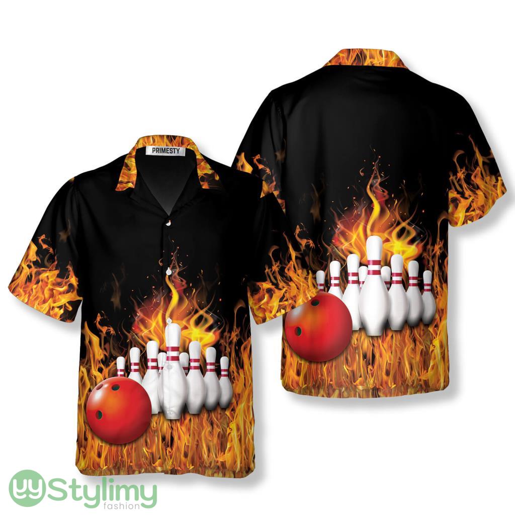 Bowling Flame Ball And Pins Bowling Hawaiian Shirt 2 Bowling Flame Ball And Pins Bowling Hawaiian Shirt Product Photo 1