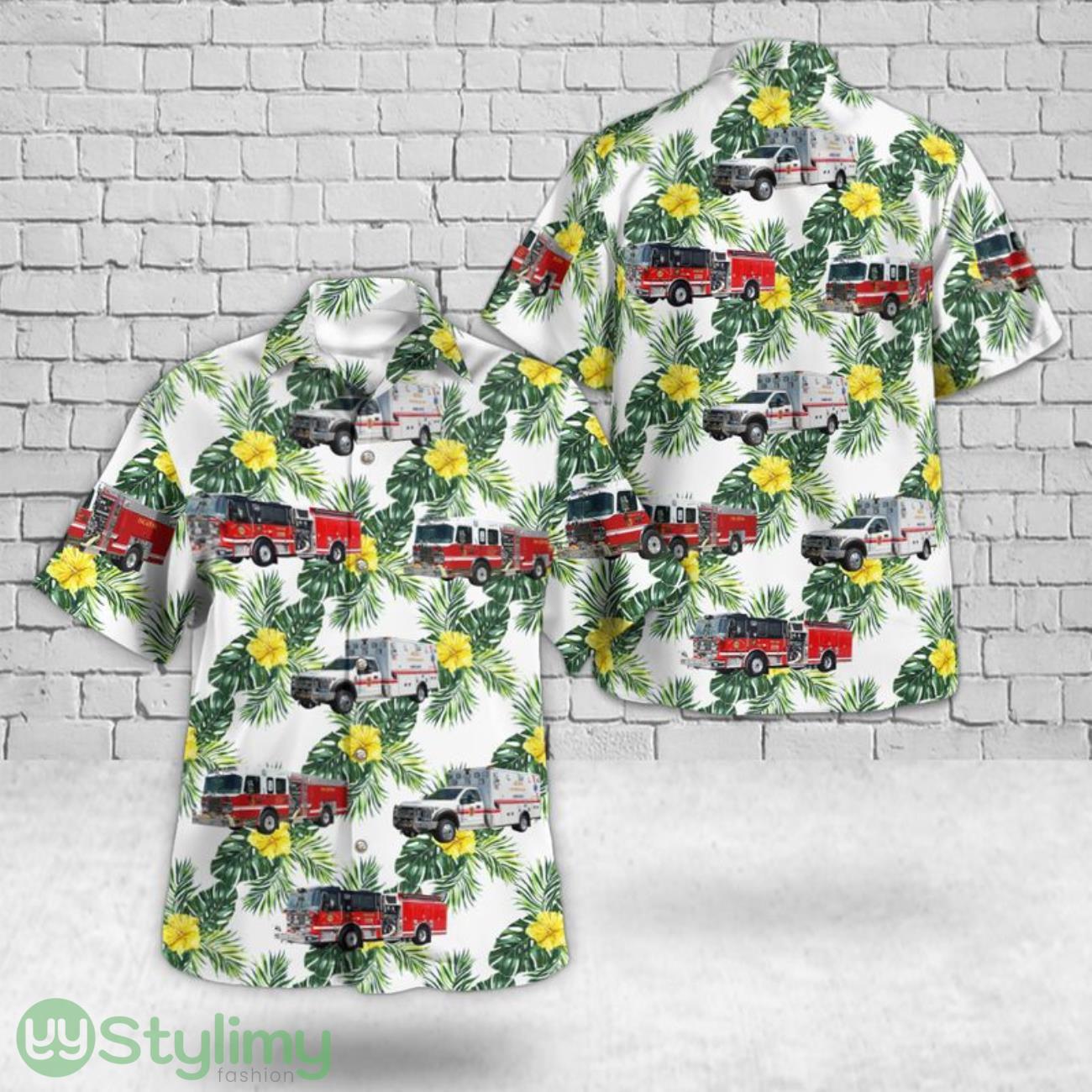 Brambleton Loudoun County Virginia Arcola Volunteer Fire Department 3D Hawaiian Shirt 2 Brambleton Loudoun County Virginia Arcola Volunteer Fire Department 3D Hawaiian Shirt Product Photo 1