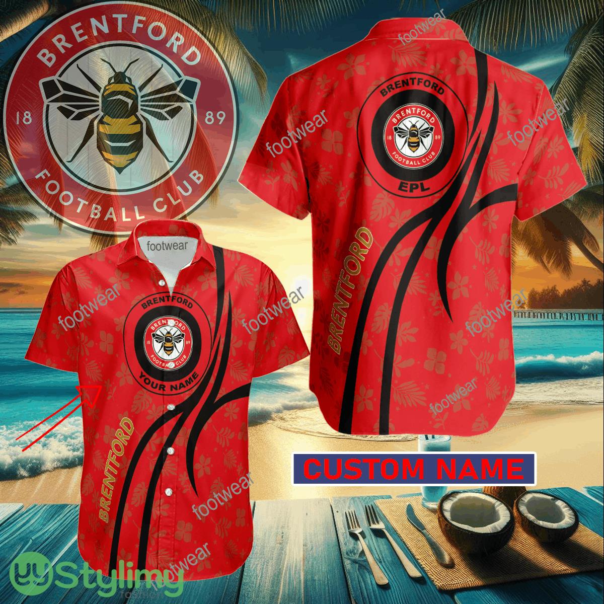 Brentford Custom Name Hawaiian Shirt New For Men Women Fans Gift 2 Brentford Custom Name Hawaiian Shirt New For Men Women Fans Gift - Brentford Custom Name Hawaiian Shirt New For Men Women Fans Gift