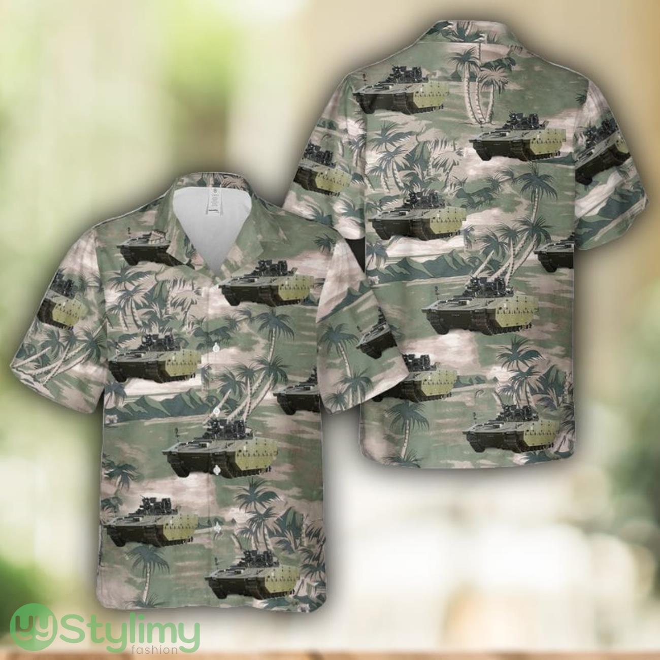 British Army Scout Specialist Vehicle (SV) Men And Women Hawaiian Shirt 2 British Army Scout Specialist Vehicle (SV) Men And Women Hawaiian Shirt Product Photo 1