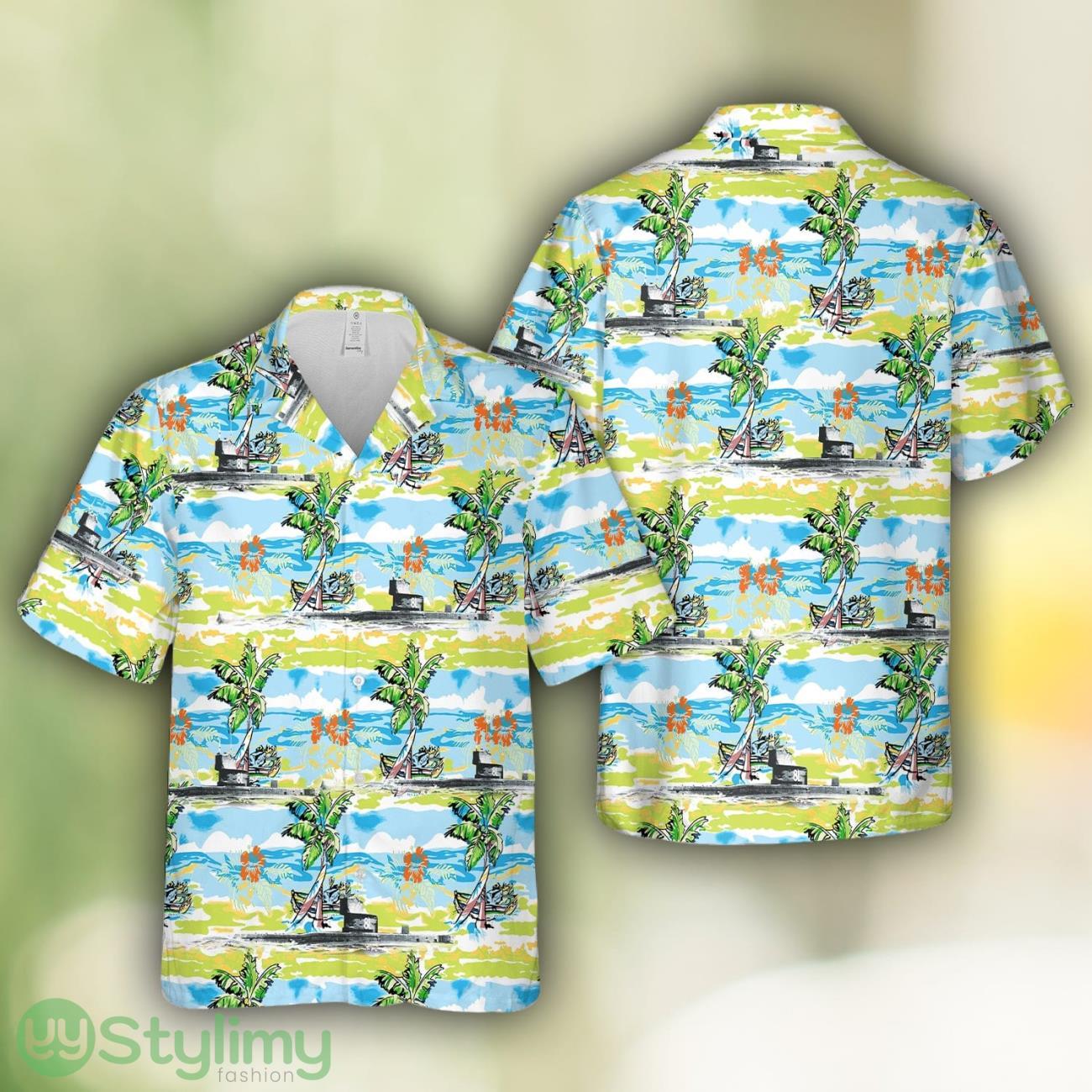 British E-class submarine Men And Women Hawaiian Shirt 2 British E-class submarine Men And Women Hawaiian Shirt Product Photo 1