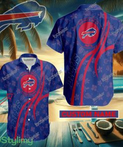 Buffalo Bills Custom Name Hawaiian Shirt New For Men Women Fans Gift - Buffalo Bills Custom Name Hawaiian Shirt New For Men Women Fans Gift