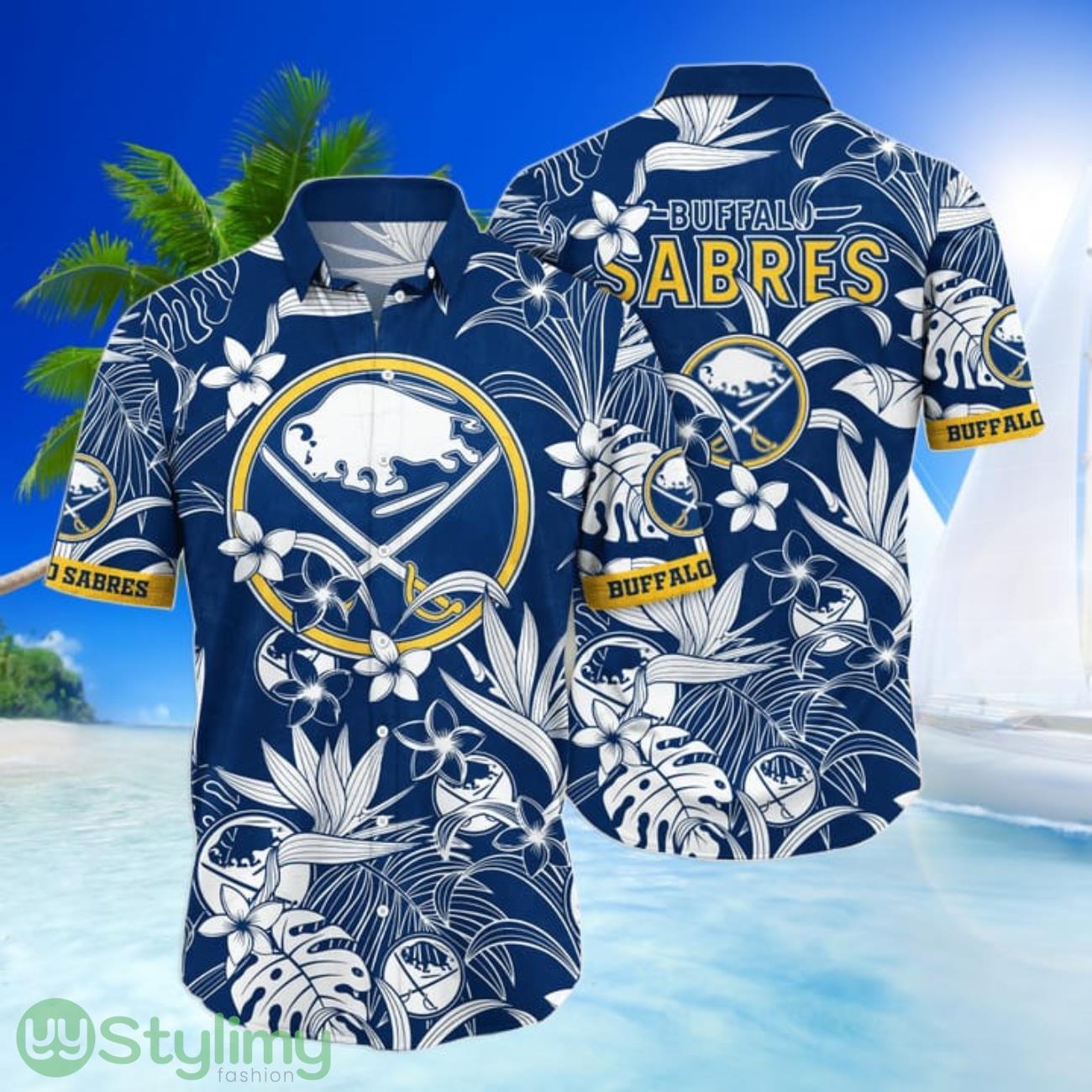 Buffalo Sabres NHL 3D Printing Hawaiian Shirt Short Sleeves Shirt 1 Buffalo Sabres NHL 3D Printing Hawaiian Shirt Short Sleeves Shirt Product Photo 1
