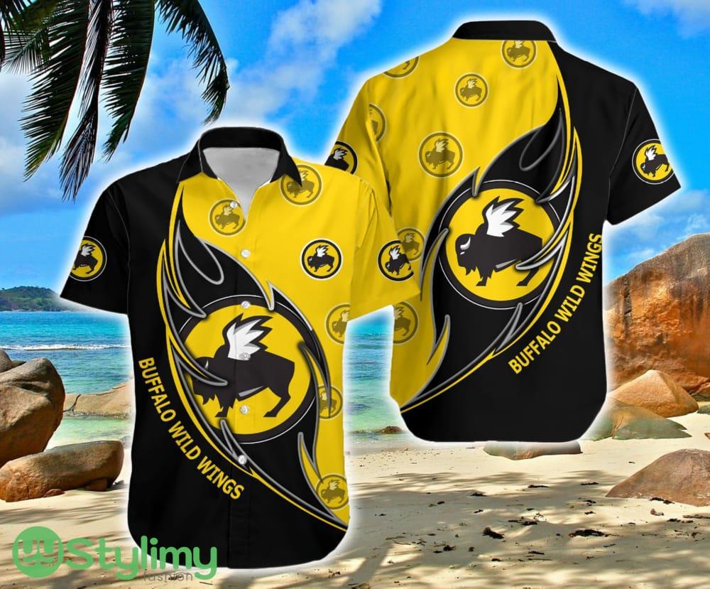 BUFFALO WILD WINGS Logo Brand Hawaiian Shirt Gift Summer For Men Women 2 BUFFALO WILD WINGS Logo Brand Hawaiian Shirt Gift Summer For Men Women - BUFFALO WILD WINGS Logo Brand Hawaiian Shirt Gift Summer For Men Women