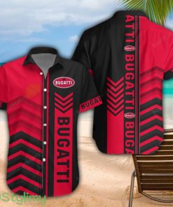 Bugatti Red Hawaiian Shirt Men Women Beach Gift Custom Name Product Photo 1