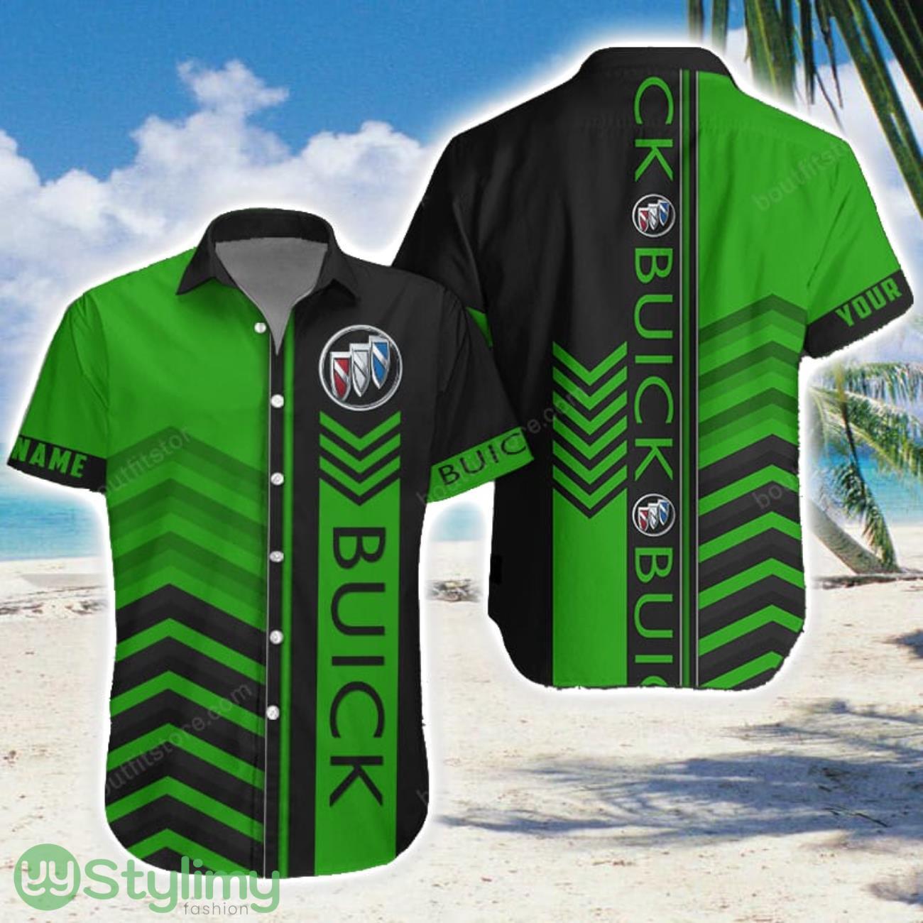 Buick Green Hawaiian Shirt Men Women Beach Gift Custom Name 1 Buick Green Hawaiian Shirt Men Women Beach Gift Custom Name Product Photo 1