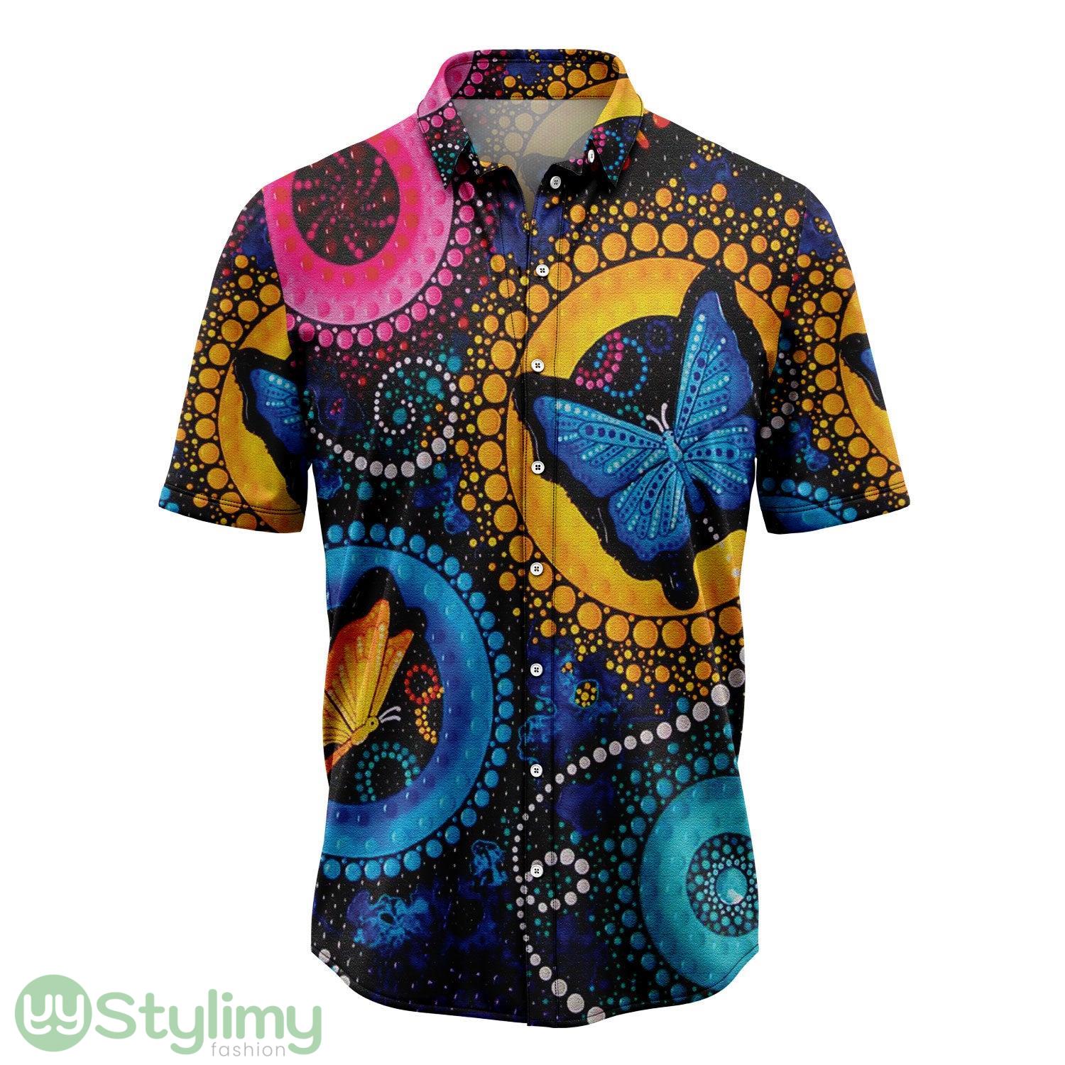 Butterfly Colorful Circle Hawaiian Shirt 3D All Over Printed Hawaii Shirt 2 Butterfly Colorful Circle Hawaiian Shirt 3D All Over Printed Hawaii Shirt Product Photo 1