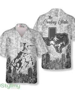 Cactus Hive Pattern Texas Hawaiian Shirts Product Photo 1