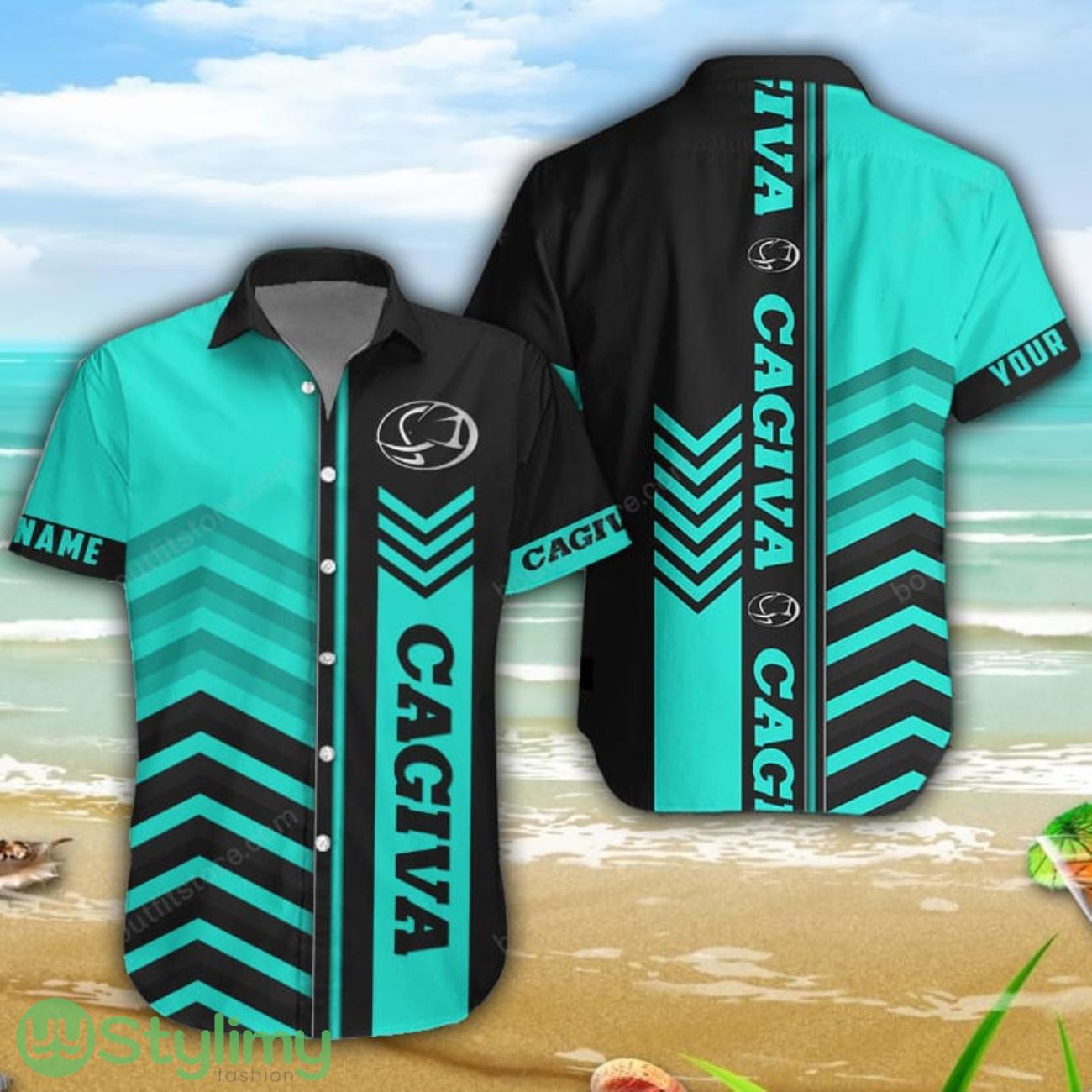 Cagiva Zetor 3D Printing Shorts Sleeve Hawaiian Shirt Custom Name 2 Cagiva Zetor 3D Printing Shorts Sleeve Hawaiian Shirt Custom Name Product Photo 1
