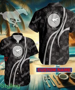Calgary Stampeders Custom Name Hawaiian Shirt New For Men Women Fans Gift - Calgary Stampeders Custom Name Hawaiian Shirt New For Men Women Fans Gift