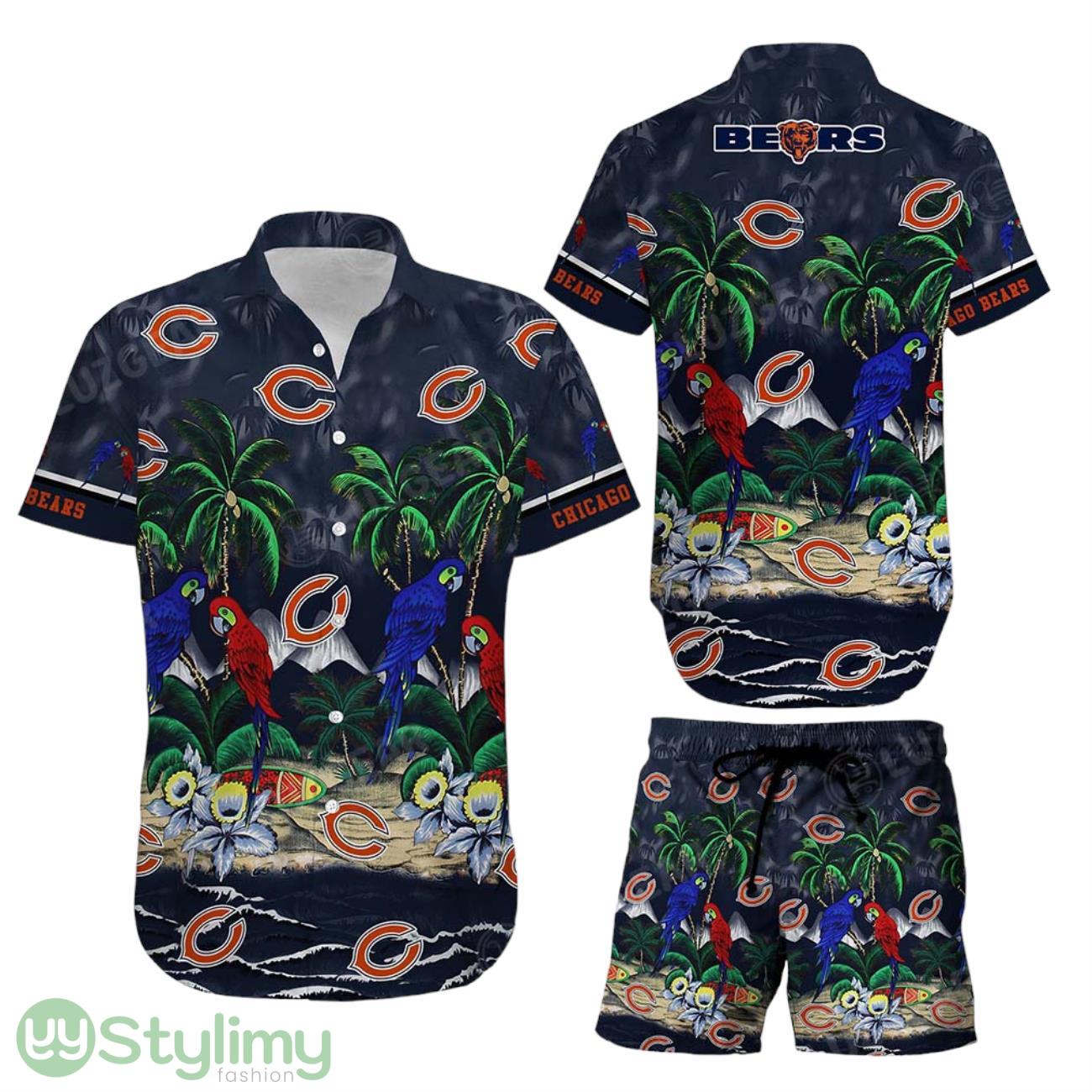 Chicago Bears NFL Football Hawaiian Shirt And Short Graphic Summer Tropical Pattern New Gift For Fans 2 Chicago Bears NFL Football Hawaiian Shirt And Short Graphic Summer Tropical Pattern New Gift For Fans Product Photo 1