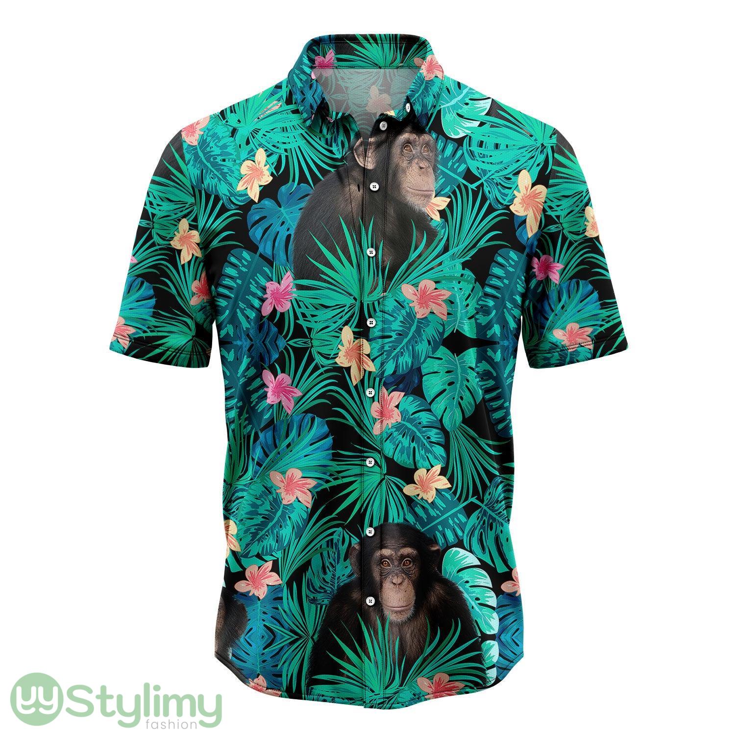 Chimpanzee Tropical Hawaiian Shirt 3D All Over Printed Hawaii Shirt 2 Chimpanzee Tropical Hawaiian Shirt 3D All Over Printed Hawaii Shirt Product Photo 1