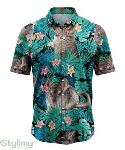 Chinchillas Tropical Hawaiian Shirt 3D All Over Printed Hawaii Shirt Product Photo 1