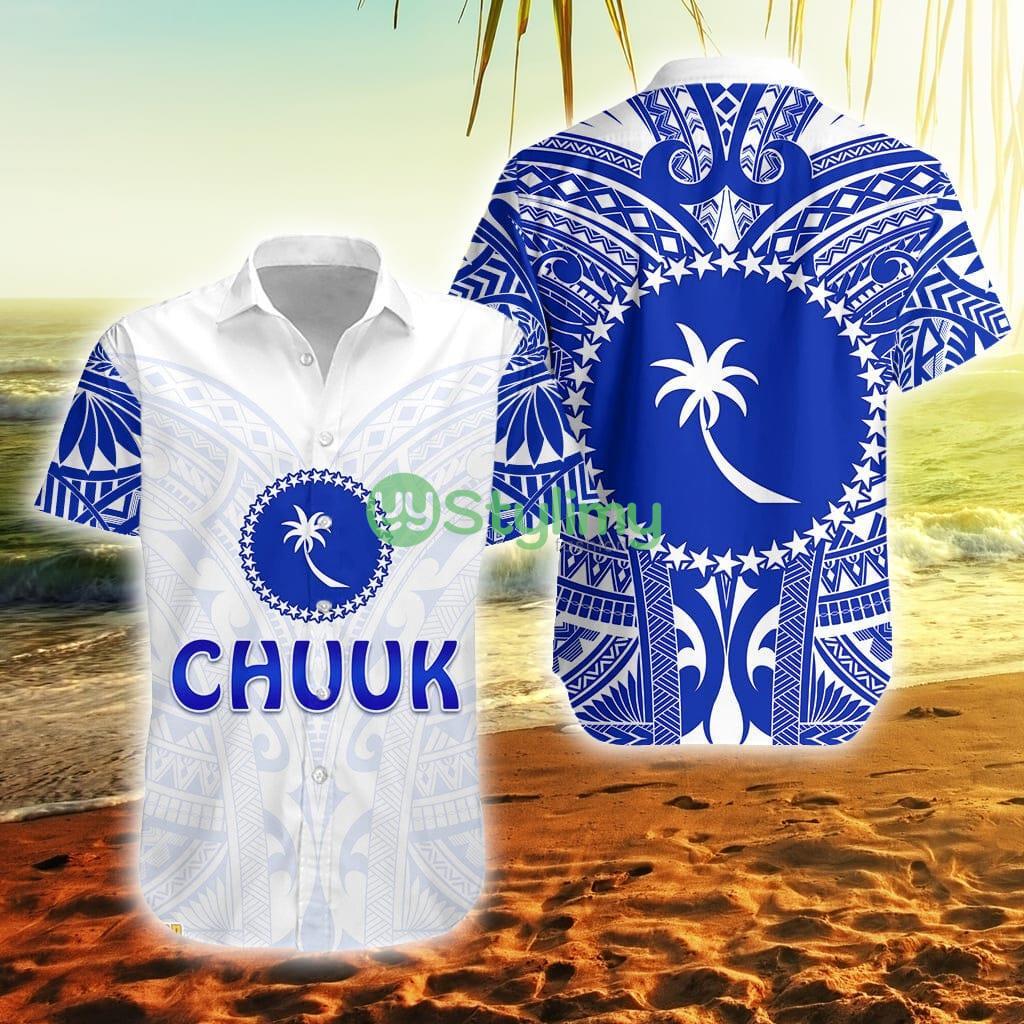 Chuuk Micronesia Simple Pattern White Chuuk Button Down Hawaiian Shirt Trending Summer 2 Chuuk Micronesia Simple Pattern White Chuuk Button Down Hawaiian Shirt Trending Summer Product Photo 1