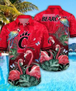Cincinnati Bearcats NCAA3 Parrot Falamingo Pattern Hawaiian Shirt Cute Summer Gift Product Photo 1