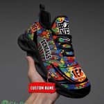 Cincinnati Bengals NFL Autism Clunky Max Soul Shoes Custom Name Men Women Running Sneakers Product Photo 4