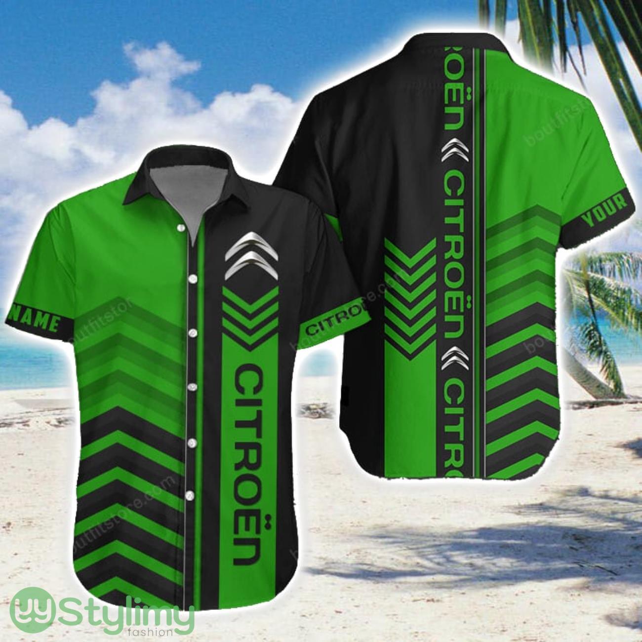 Citroen Green Hawaiian Shirt Men Women Beach Gift Custom Name 1 Citroen Green Hawaiian Shirt Men Women Beach Gift Custom Name Product Photo 1