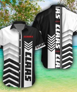 Claas White Hawaiian Shirt Shorts Sleeve Beach Shirt Custom Name Product Photo 1