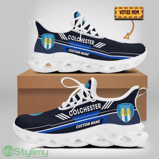 Colchester United Max Soul Shoes Sport Running Shoes For Fans Custom Name Product Photo 2
