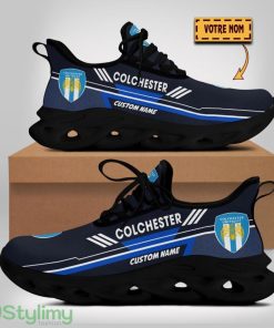 Colchester United Max Soul Shoes Sport Running Shoes For Fans Custom Name Product Photo 1