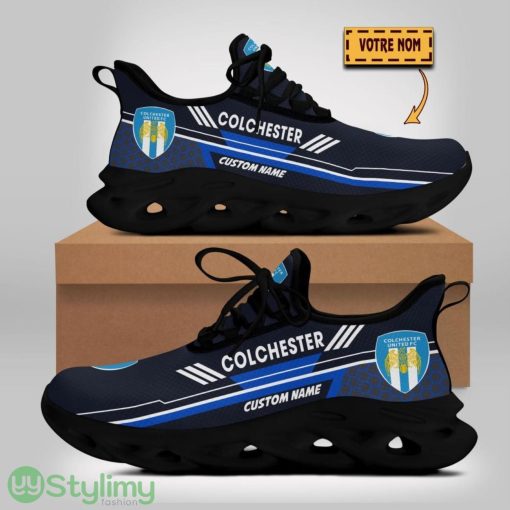 Colchester United Max Soul Shoes Sport Running Shoes For Fans Custom Name Product Photo 1