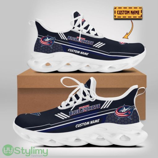 Columbus Blue Jackets Max Soul Shoes Sport Running Shoes For Fans Custom Name