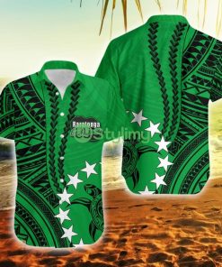 Cook Islands Rarotonga Polynesian Cook Islands Button Down Hawaiian Shirt Trending Summer Product Photo 1