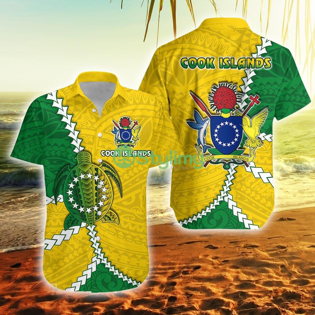 Cook Islands Rugby Polynesian Turtle Cook Islands Button Down Hawaiian Shirt Trending Summer 2 Cook Islands Rugby Polynesian Turtle Cook Islands Button Down Hawaiian Shirt Trending Summer Product Photo 1