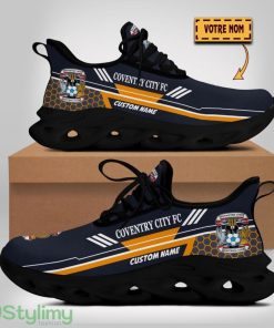 Coventry City F.C Max Soul Shoes Sport Running Shoes For Fans Custom Name Product Photo 1