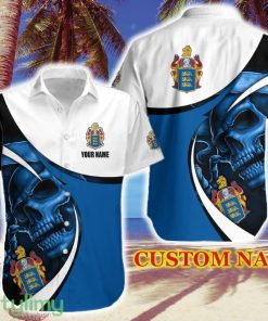 C.R. England Bright Logo Brand Hawaiian Shirt Skull Gift Summer Custom Name - C.R. England Bright Logo Brand Hawaiian Shirt Skull Gift Summer Custom Name