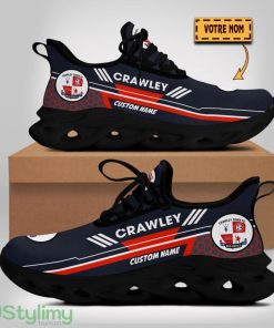 Crawley Town Max Soul Shoes Sport Running Shoes For Fans Custom Name Product Photo 1