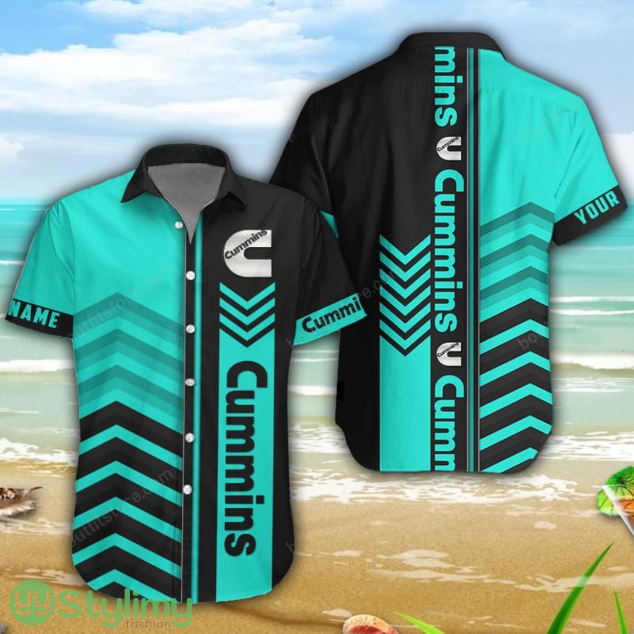 Cummins Zetor 3D Printing Shorts Sleeve Hawaiian Shirt Custom Name 2 Cummins Zetor 3D Printing Shorts Sleeve Hawaiian Shirt Custom Name Product Photo 1