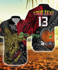 Custom Name And Number Papua New Guinea Raggiana Birds Of Paradise Happy 47th Independence Day Product Photo 1