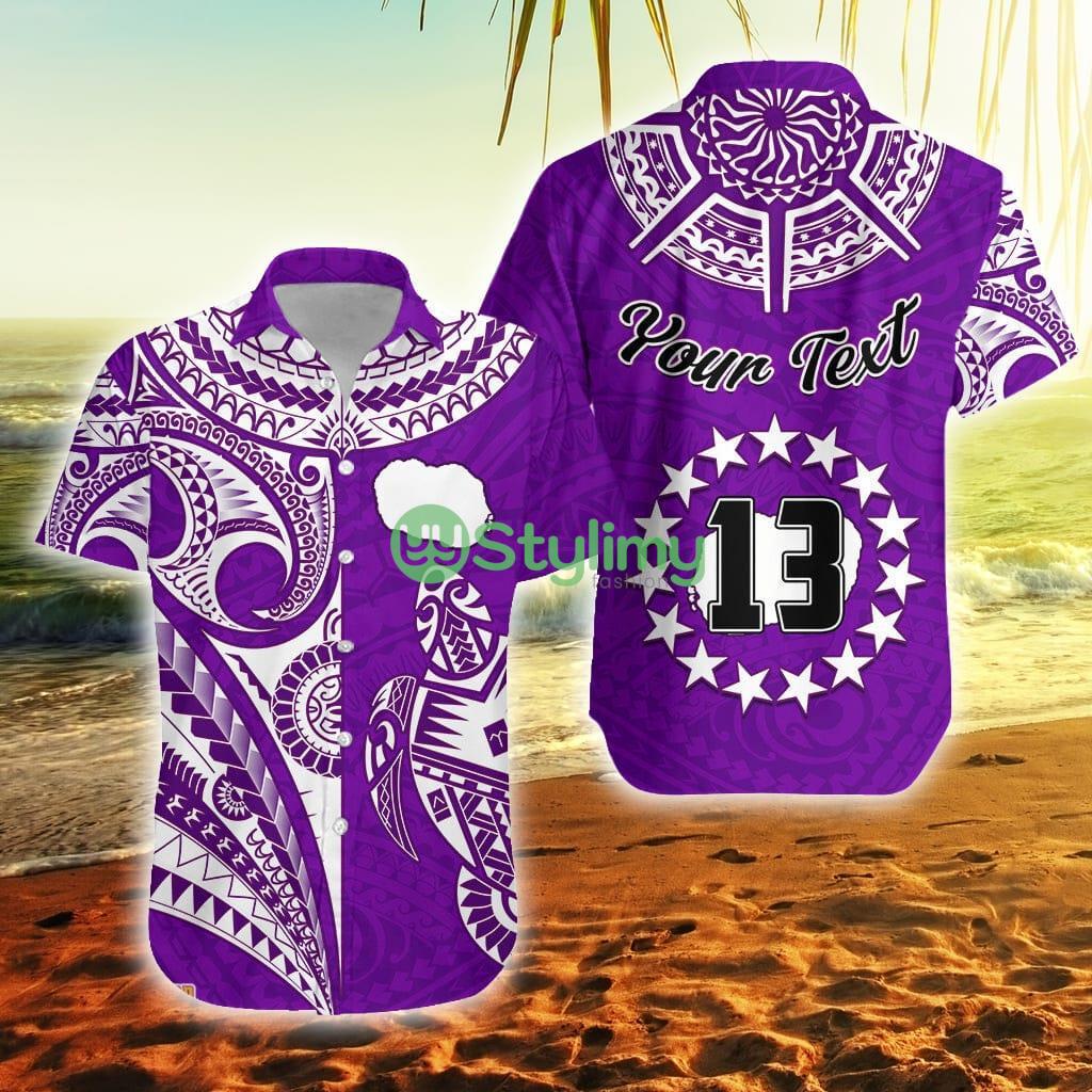 Custom Name And Number Rarotonga Cook Islands Turtle And Map Style Purple Cook Islands Button Down Hawaiian Shirt Trending Summer 2 Custom Name And Number Rarotonga Cook Islands Turtle And Map Style Purple Cook Islands Button Down Hawaiian Shirt Trending Summer Product Photo 1
