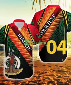Custom Vanuatu Zip Hoodie Special Style Vanuatu Button Down Hawaiian Shirt Trending Summer Product Photo 1