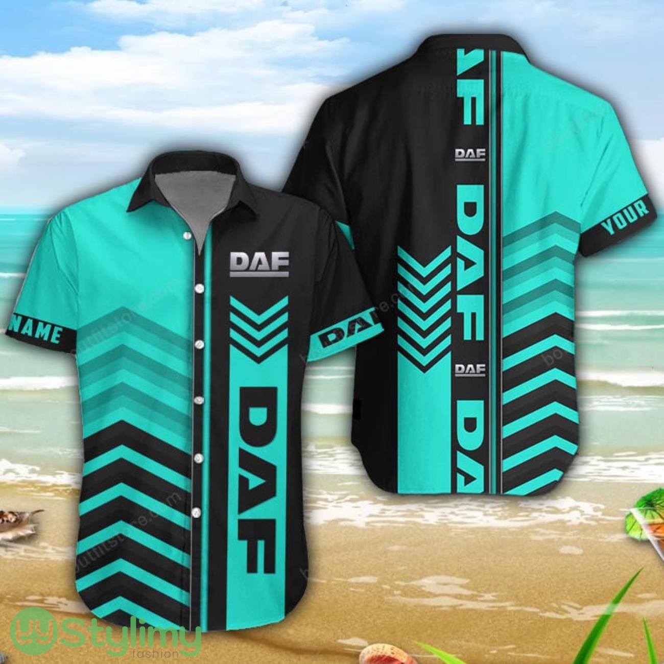 DAF Zetor 3D Printing Shorts Sleeve Hawaiian Shirt Custom Name 1 DAF Zetor 3D Printing Shorts Sleeve Hawaiian Shirt Custom Name Product Photo 1