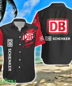 DB SCHENKER Island Logo 3D Hawaiian Shirt For Men And Women - DB SCHENKER Island Logo 3D Hawaiian Shirt For Men And Women