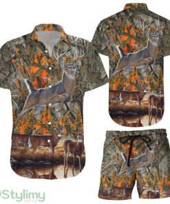 Deer Print Shirt Deer Hunting Hunter Hawaiian Shirt Presents For Deer Hunters Product Photo 1
