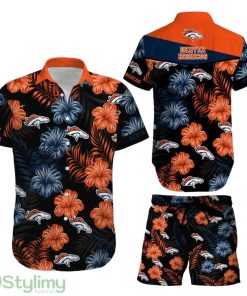 Denver Broncos NFL Football Retro Sunset Hawaii Hawaiian Shirt Short Summer Gift Product Photo 1