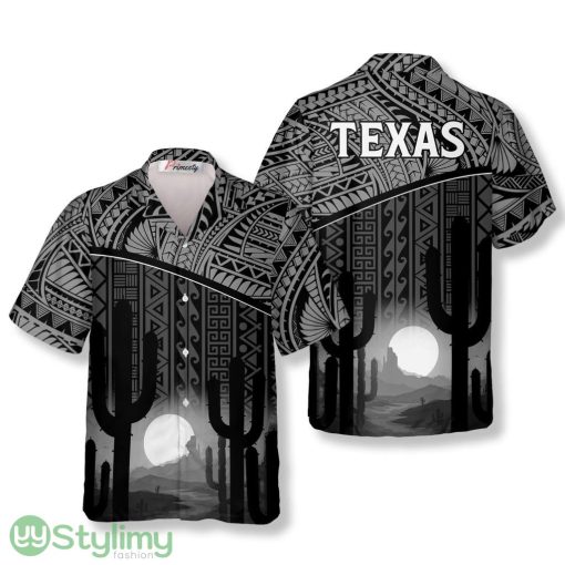 Desert Tribal Pattern Texas Hawaiian Shirts Product Photo 1