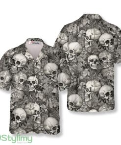 Detailed And Intricate Skull Hawaiian Shirt Product Photo 1